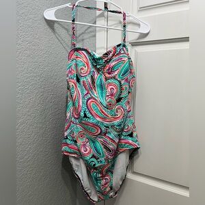 Beautiful paisley flattering swimsuit